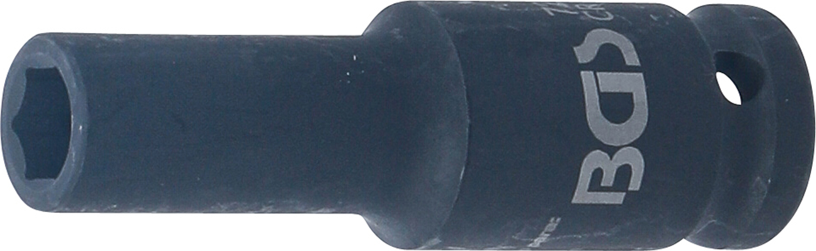 BGS Kraft-Steckschlüssel-Einsatz Sechskant, tief | Antrieb Innenvierkant 12,5 mm (1/2") | SW 10 mm
