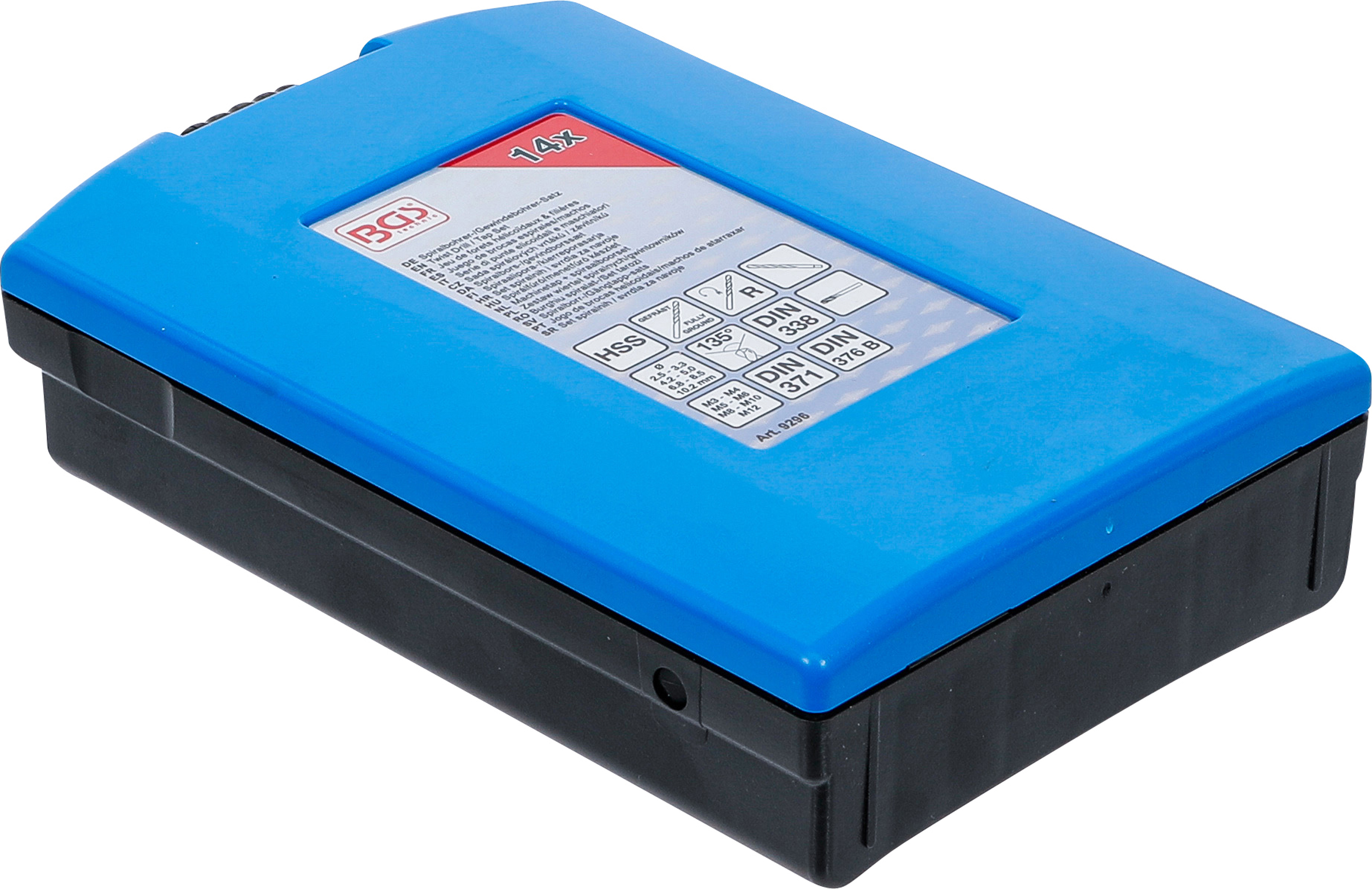 BGS Spiralbohrer-/Gewindebohrer-Satz | 14-tlg.