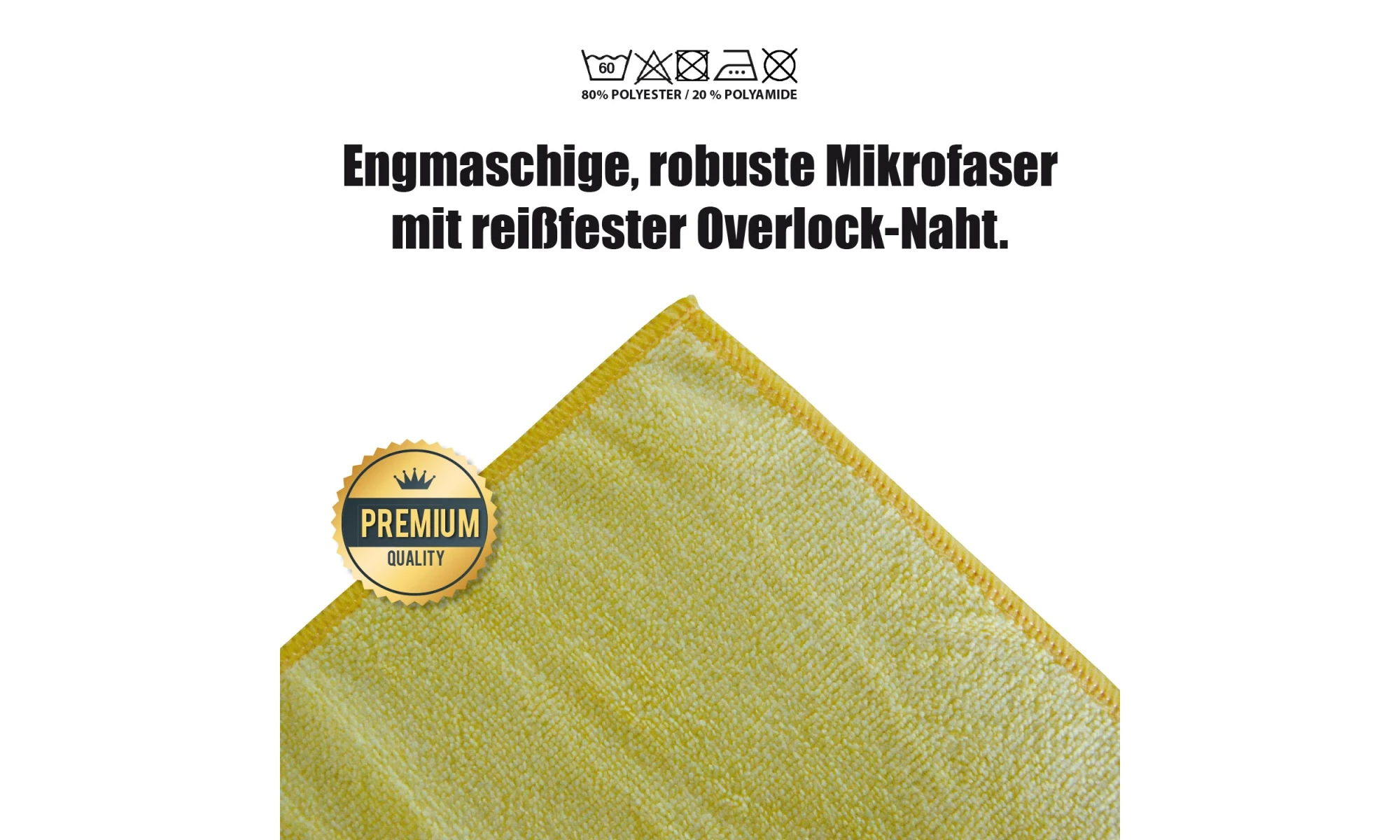 Carprofi Universal Mikrofasertuch 30x30 cm Microfasertücher 2er Pack