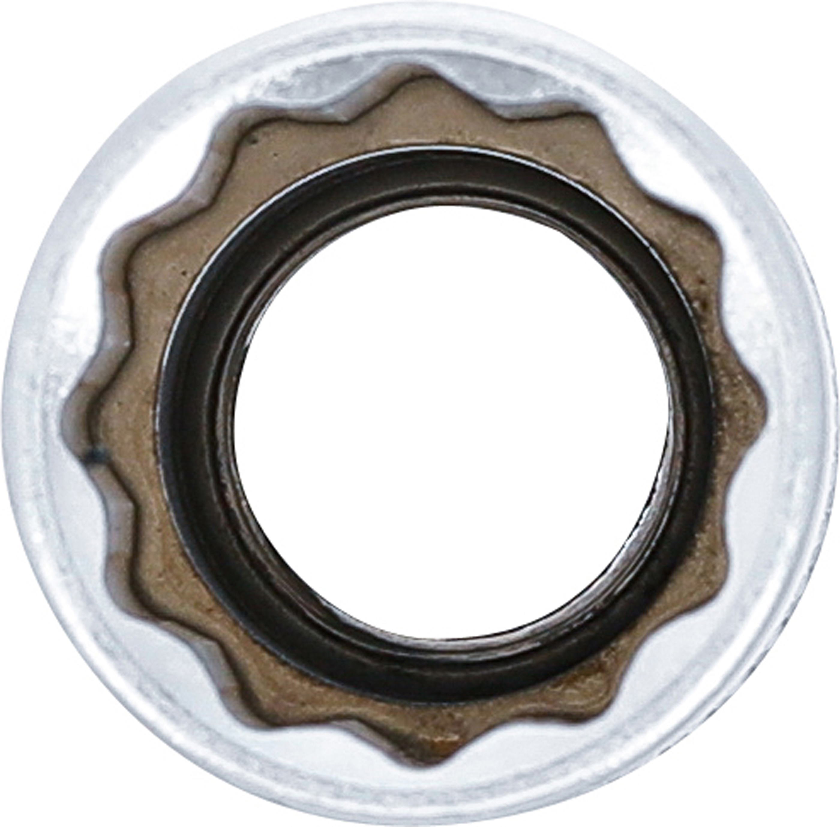 BGS Steckschlüssel-Einsatz Zwölfkant, tief | Antrieb Innenvierkant 12,5 mm (1/2") | SW 16 mm