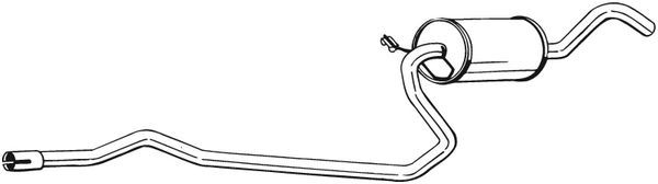 Mittelschalldämpfer