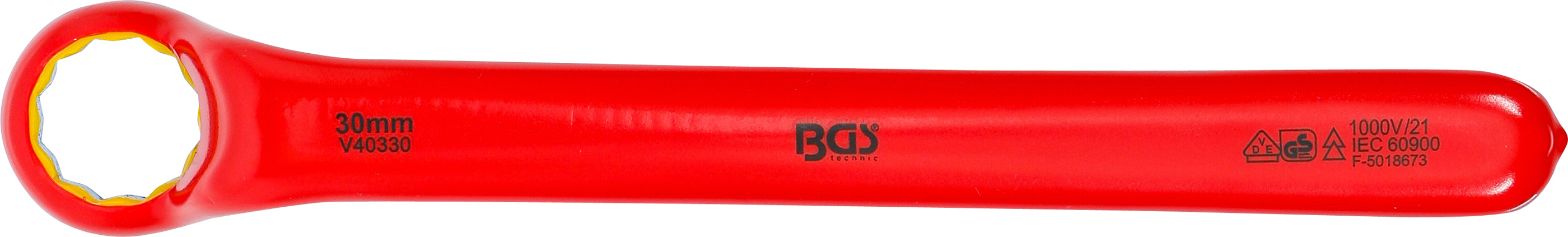 BGS VDE-Einringschlüssel | tief gekröpft | SW 30 mm