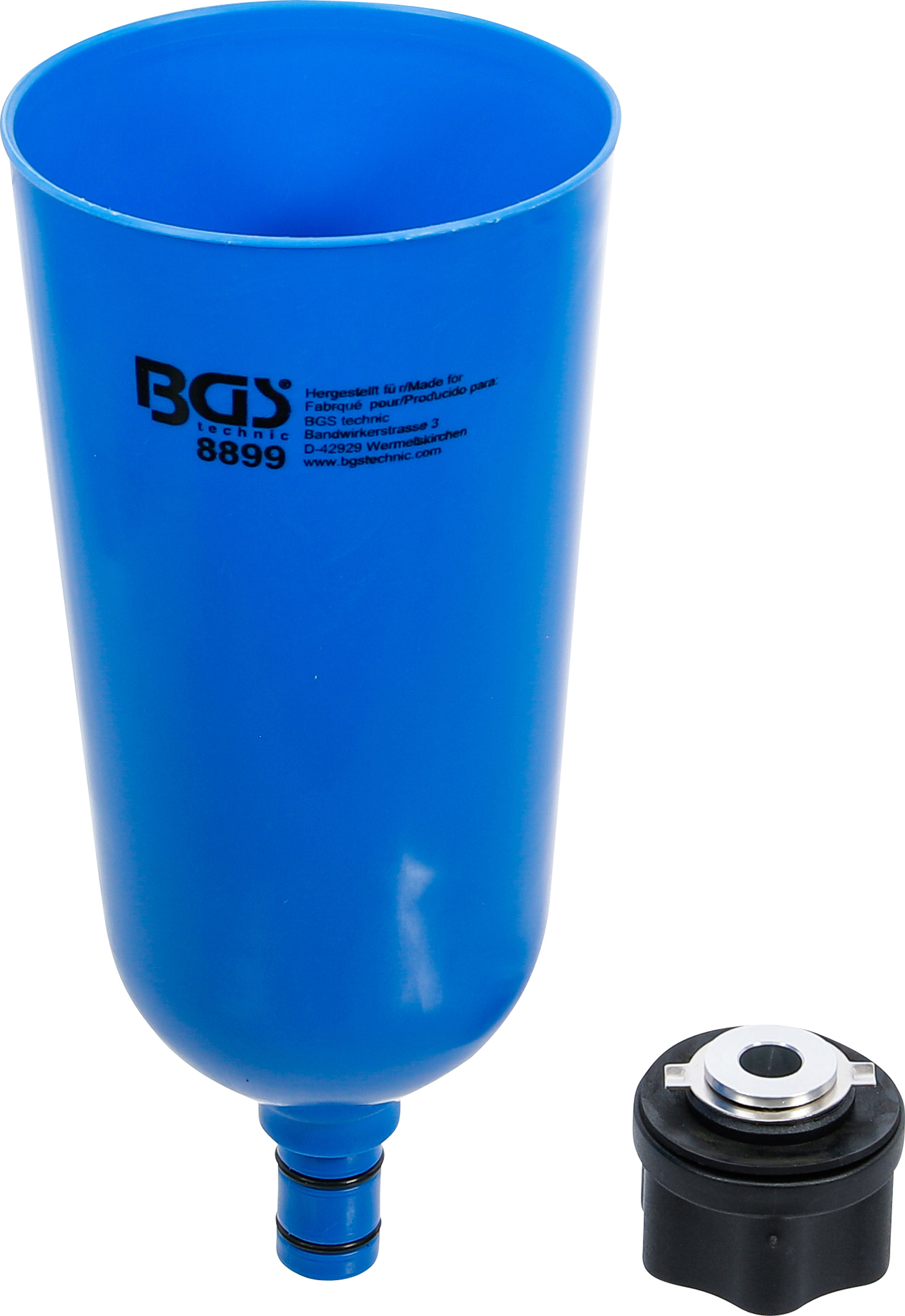 BGS Öl-Einfülltrichter mit Bajonettadapter für VAG, Mercedes-Benz, BMW, Porsche, Volvo
