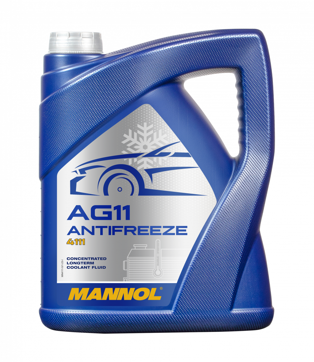 Mannol 4111 Kühlerfrostschutz Antifreeze AG11 Longterm Konzentrat 5 Liter