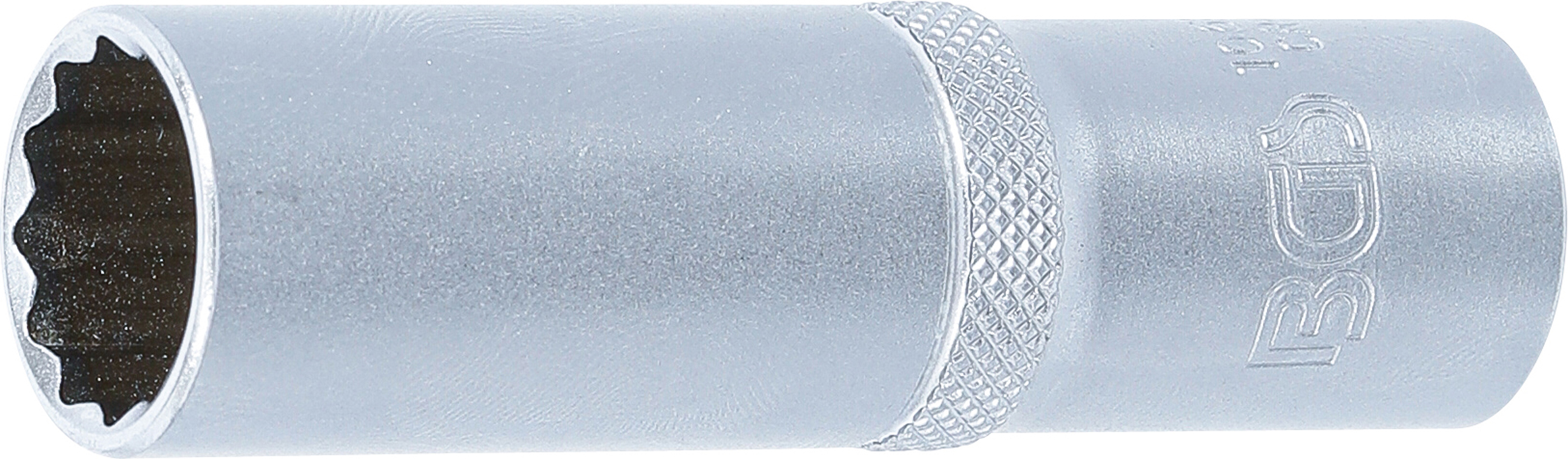 BGS Steckschlüssel-Einsatz Zwölfkant, tief | Antrieb Innenvierkant 12,5 mm (1/2") | SW 16 mm