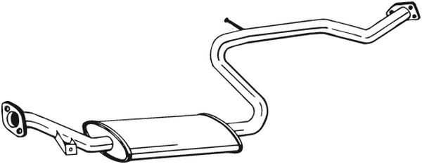 Mittelschalldämpfer