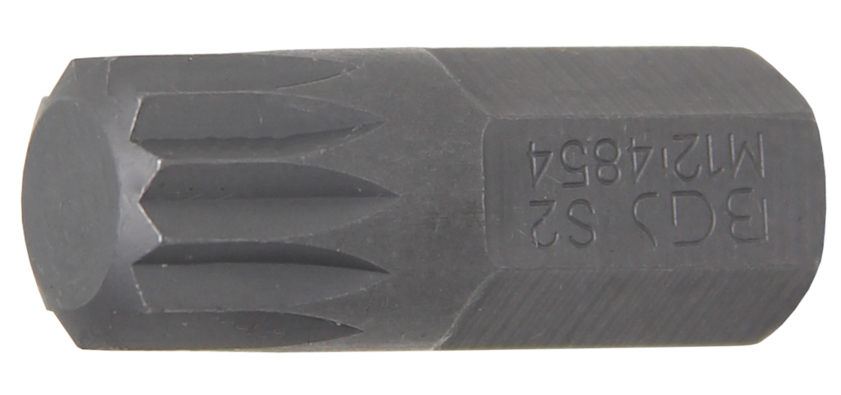 BGS Bit | Länge 30 mm | Antrieb Außensechskant 10 mm (3/8") | Innenvielzahn (für XZN) M12