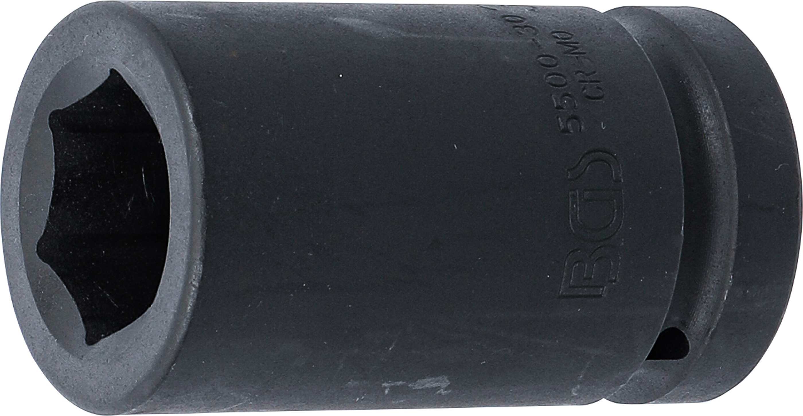 BGS Kraft-Steckschlüssel-Einsatz Sechskant, tief | Antrieb Innenvierkant 25 mm (1") | SW 30 mm