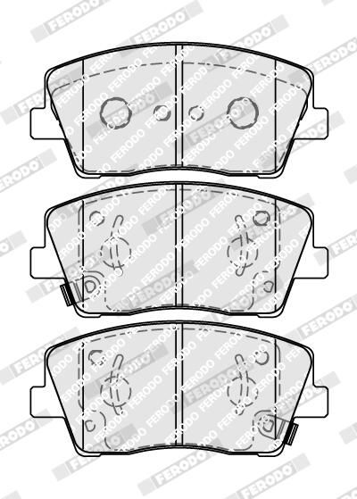 Bremsbelagsatz, Scheibenbremse