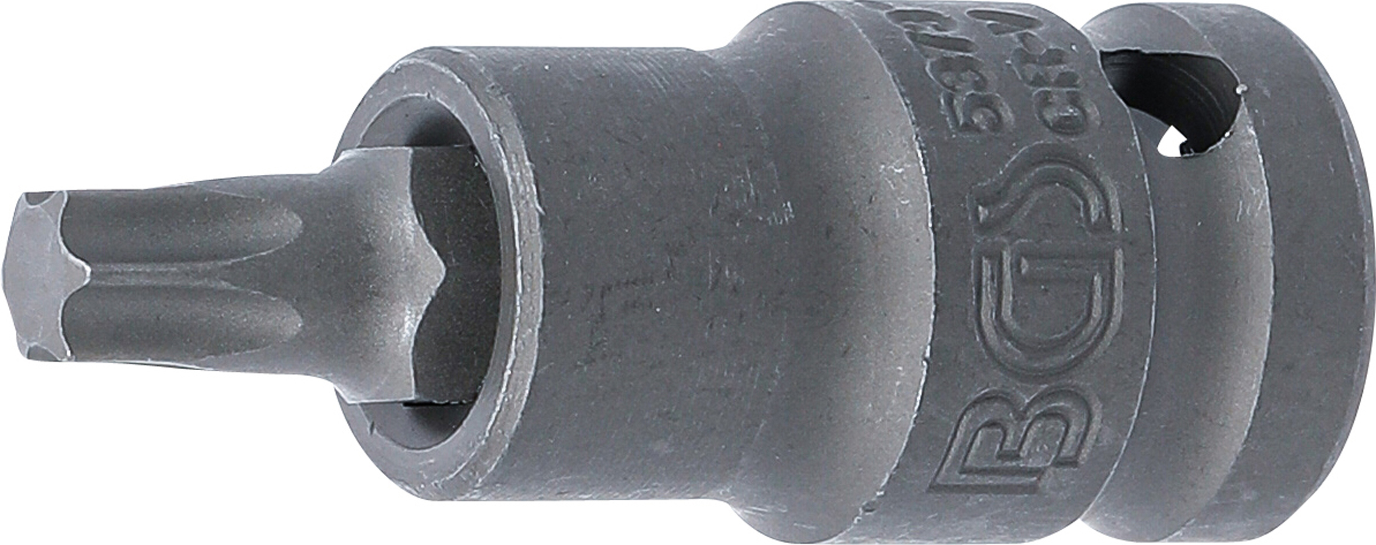 BGS Kraft-Bit-Einsatz | Länge 55 mm | Antrieb Innenvierkant 12,5 mm (1/2") | T-Profil (für Torx) T45