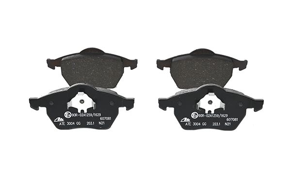 Bremsbelagsatz, Scheibenbremse