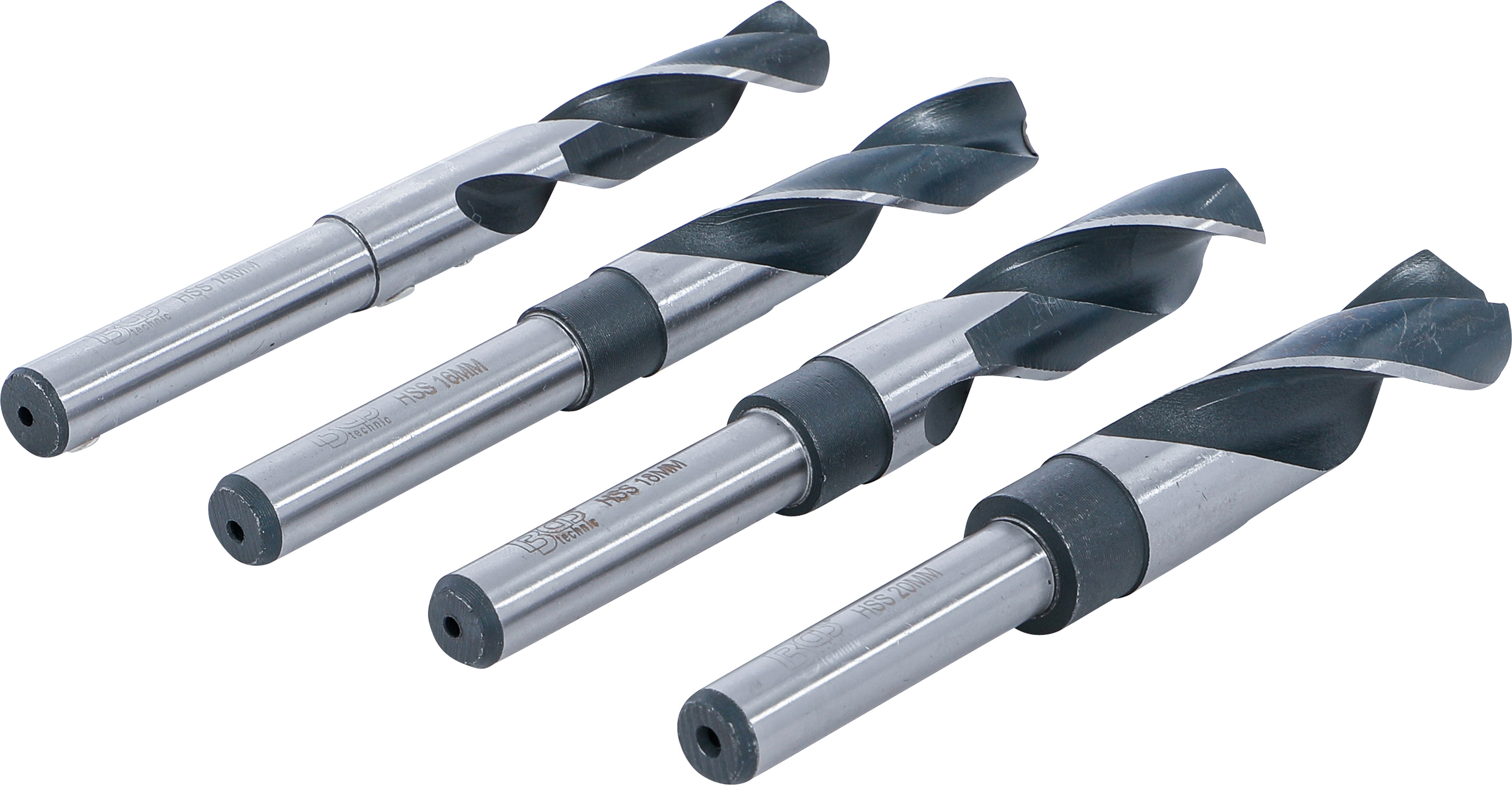 BGS HSS-Bohrer-Satz | 14 - 16 - 18 - 20 mm | 4-tlg.