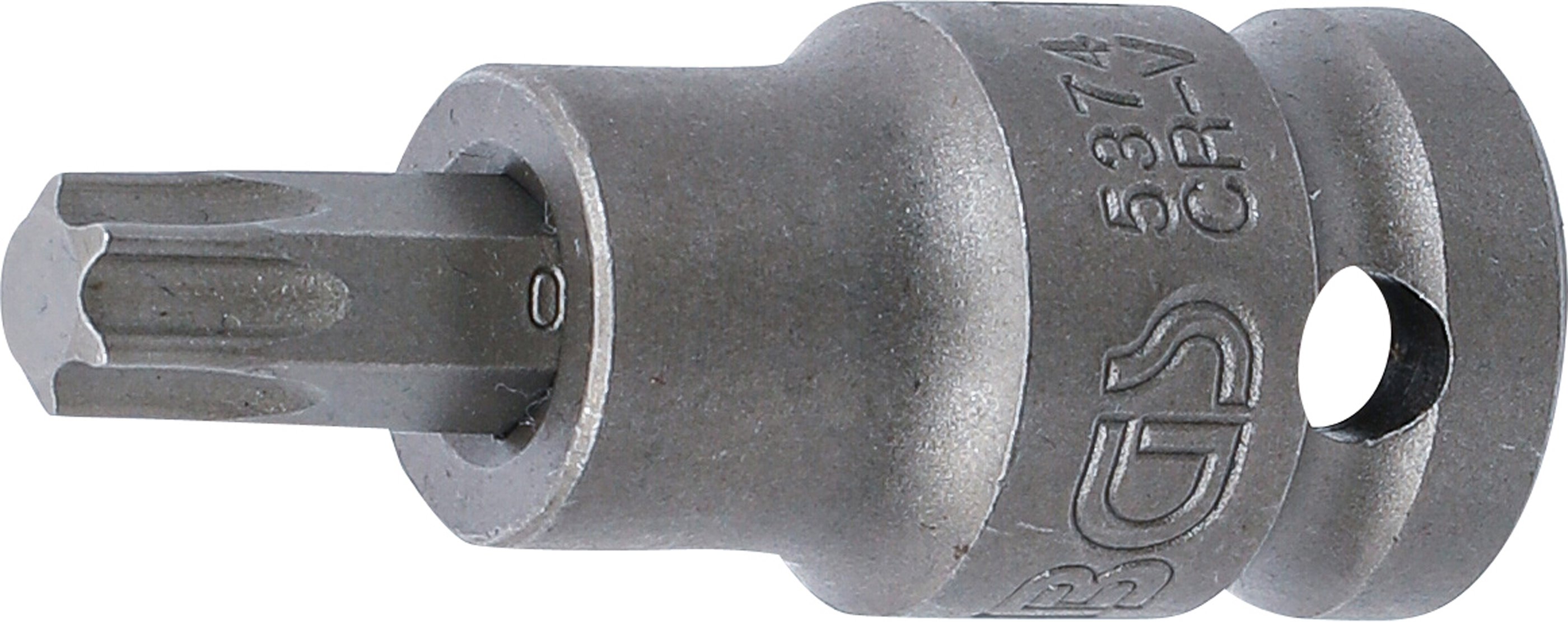 BGS Kraft-Bit-Einsatz | Länge 55 mm | Antrieb Innenvierkant 12,5 mm (1/2") | T-Profil (für Torx) T50