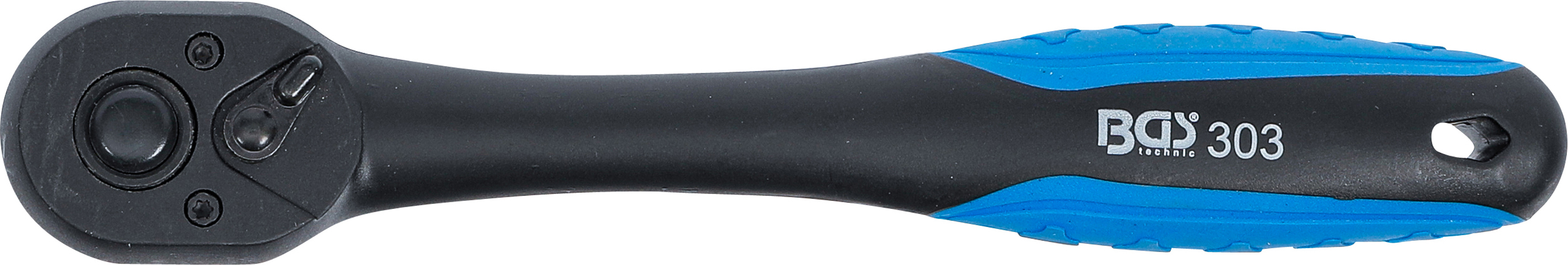 BGS Umschaltknarre, kunststoff-ummantelt | Abtrieb Außenvierkant 10 mm (3/8")