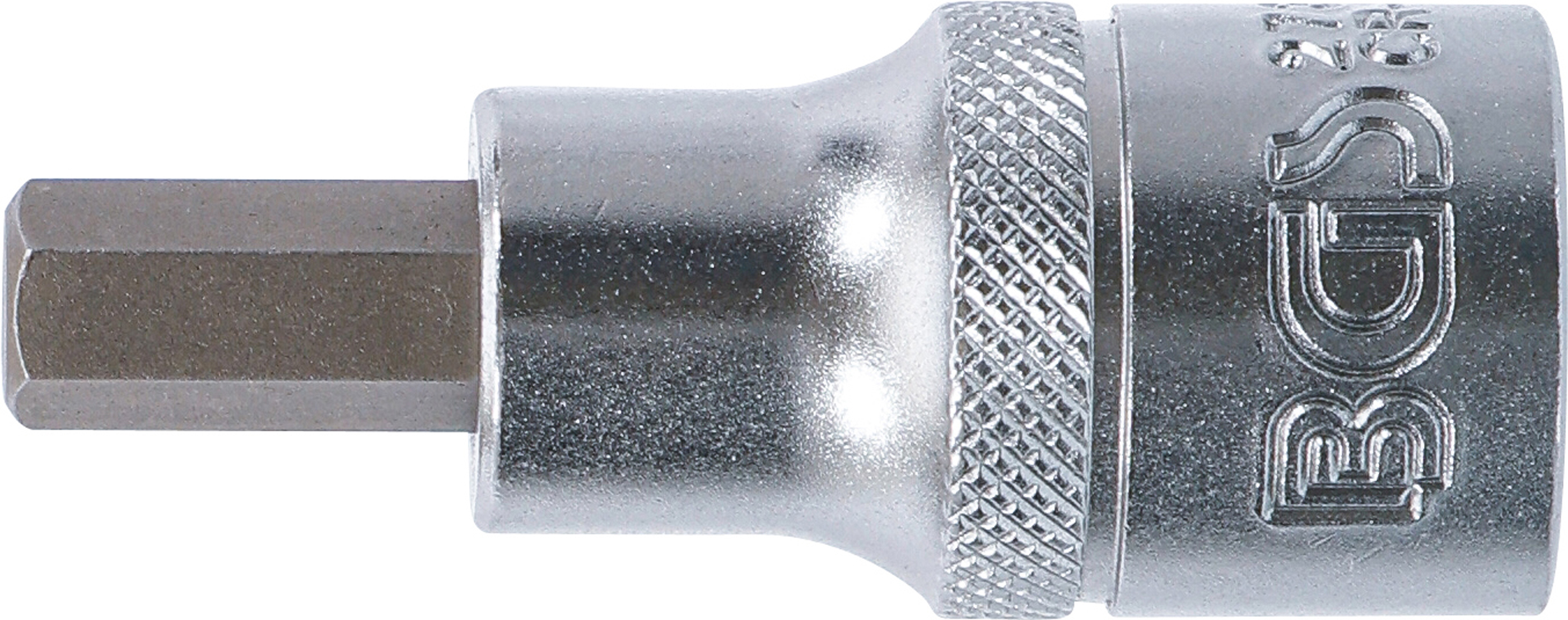 BGS Bit-Einsatz | Länge 55 mm | Antrieb Innenvierkant 12,5 mm (1/2") | Innensechskant 5/16"