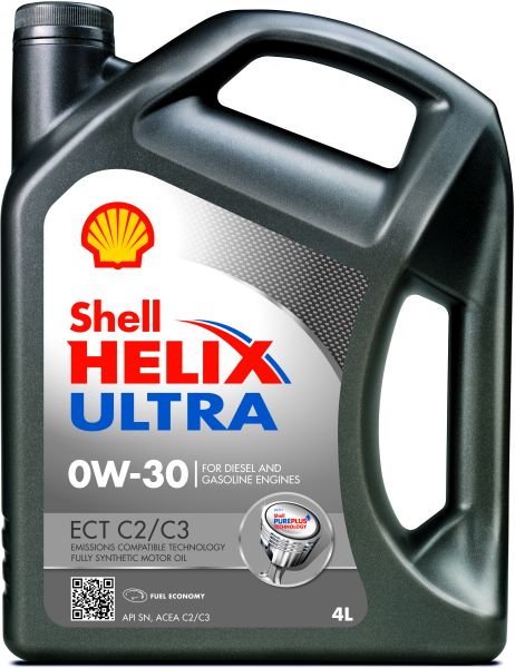 0W-30 Shell Helix Ultra ECT C2/C3 Motoröl 4 Liter