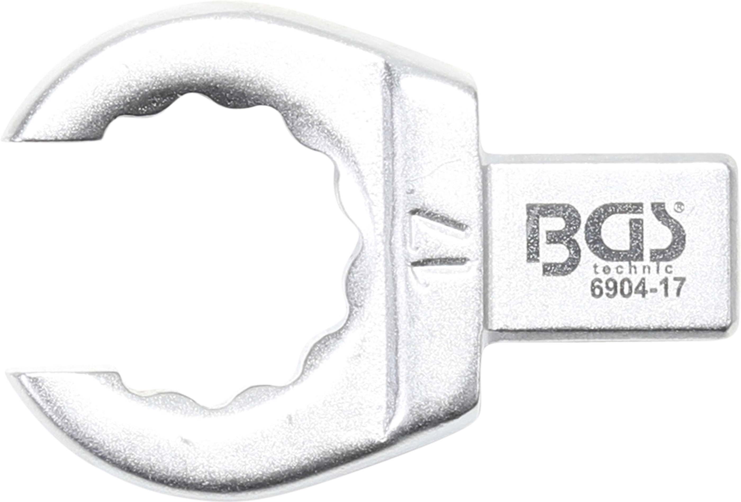 BGS Einsteck-Ringschlüssel | offen | 17 mm | Aufnahme 9 x 12 mm