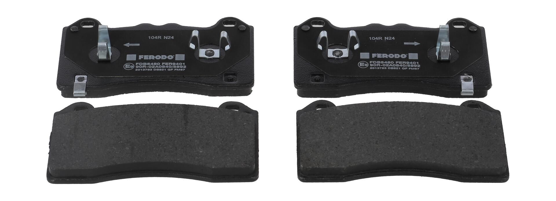 Bremsbelagsatz, Scheibenbremse