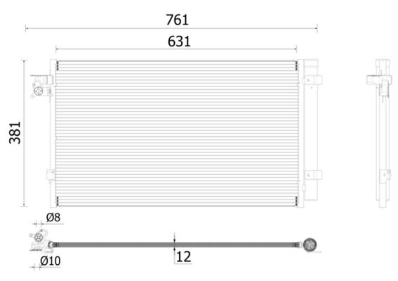 Kondensator, Klimaanlage