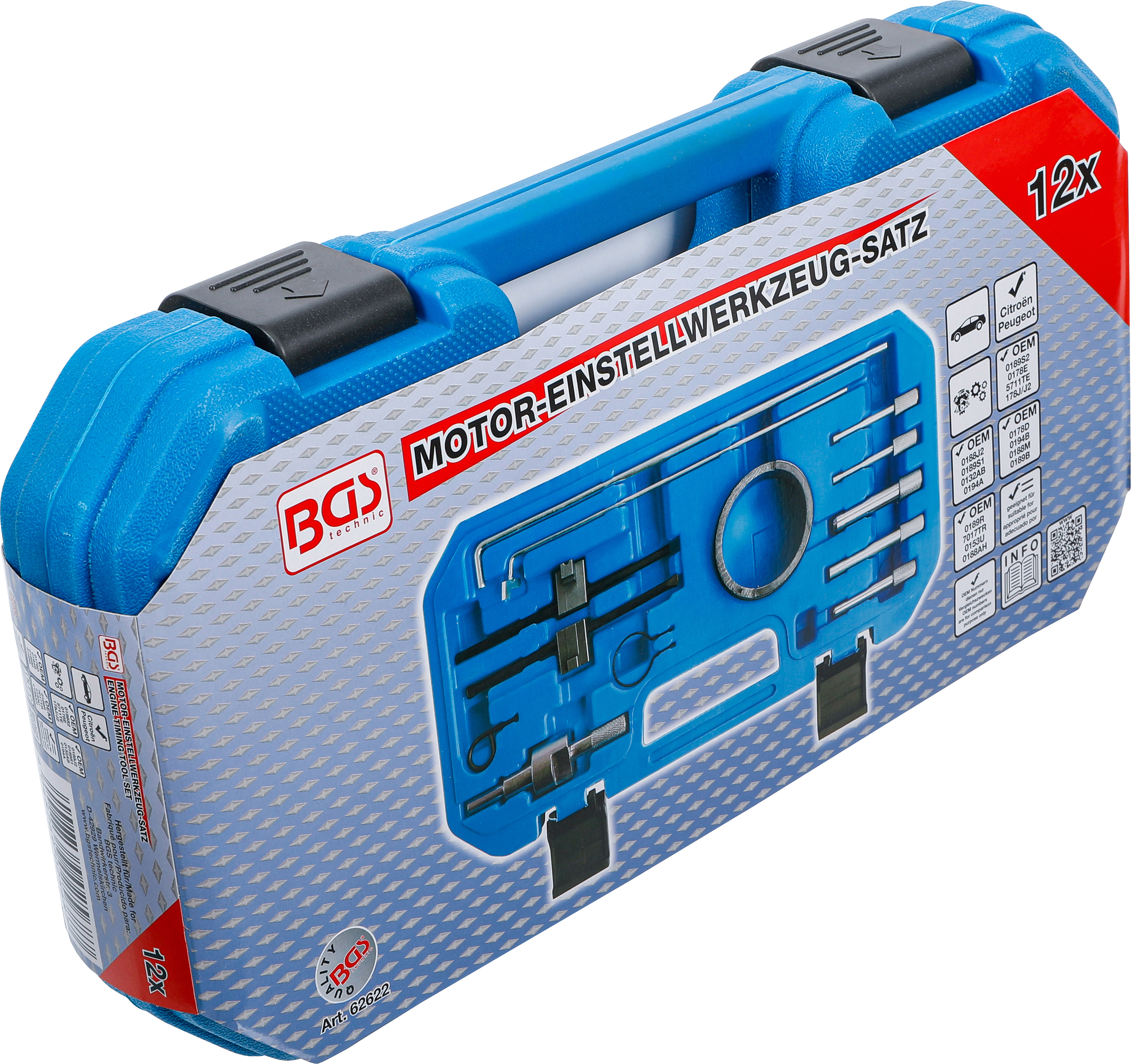 BGS Motor-Einstellwerkzeug-Satz | für PSA 1.8, 2.0 16V Benzin