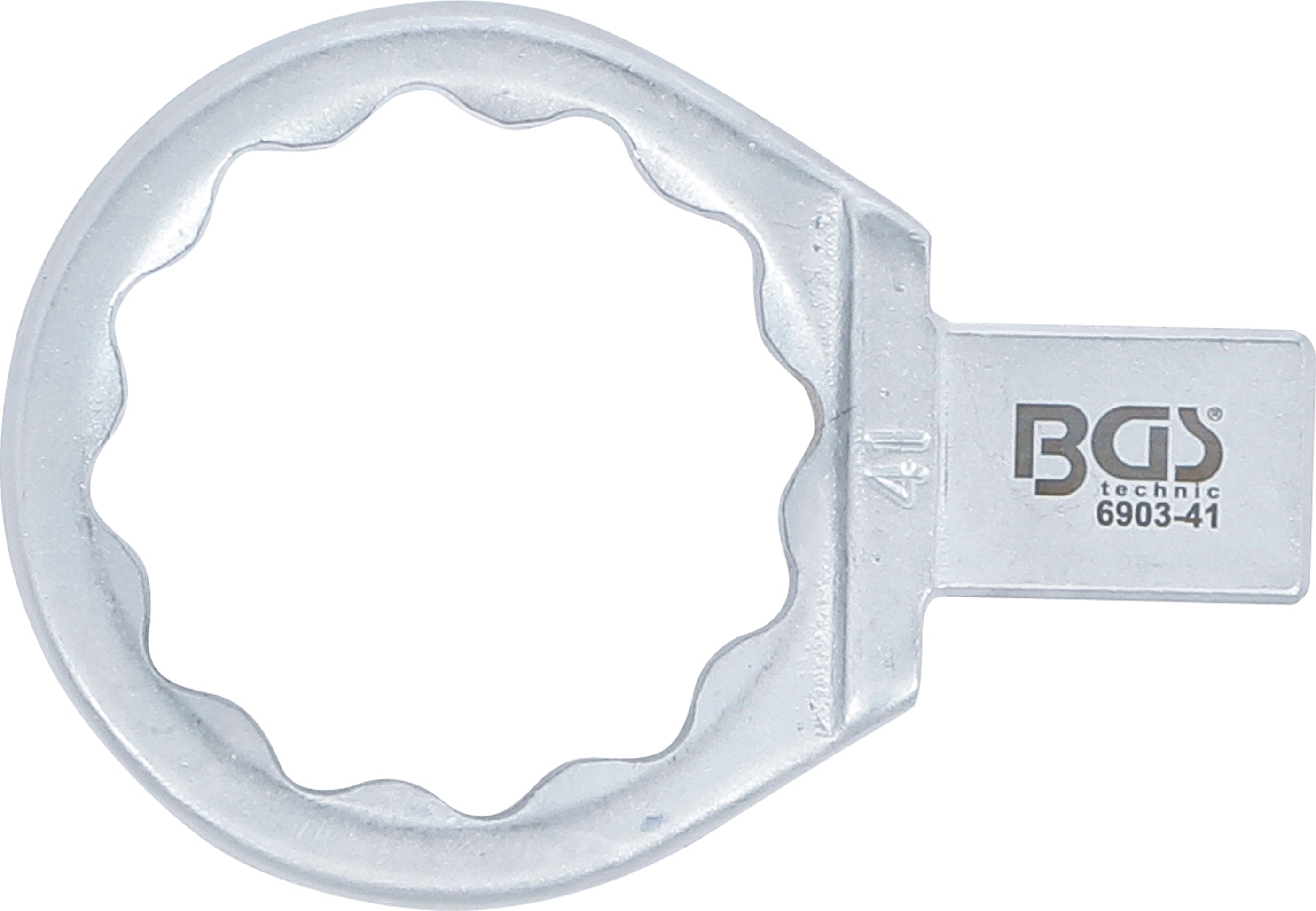 BGS Einsteck-Ringschlüssel | 41 mm | Aufnahme 14 x 18 mm BGS Einsteck-Ringschlüssel | 41 mm | Aufnahme 14 x 18 mm