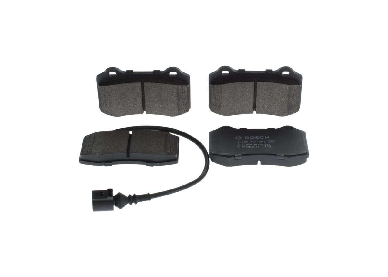 Bremsbelagsatz, Scheibenbremse