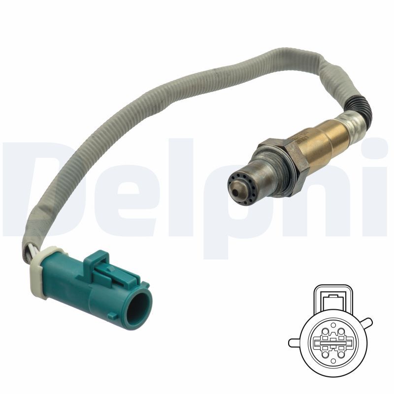 Lambdasonde (373mm) passt zu: FORD FOCUS C-MAX, FOCUS II 1.4/1.6 10.03-09.12