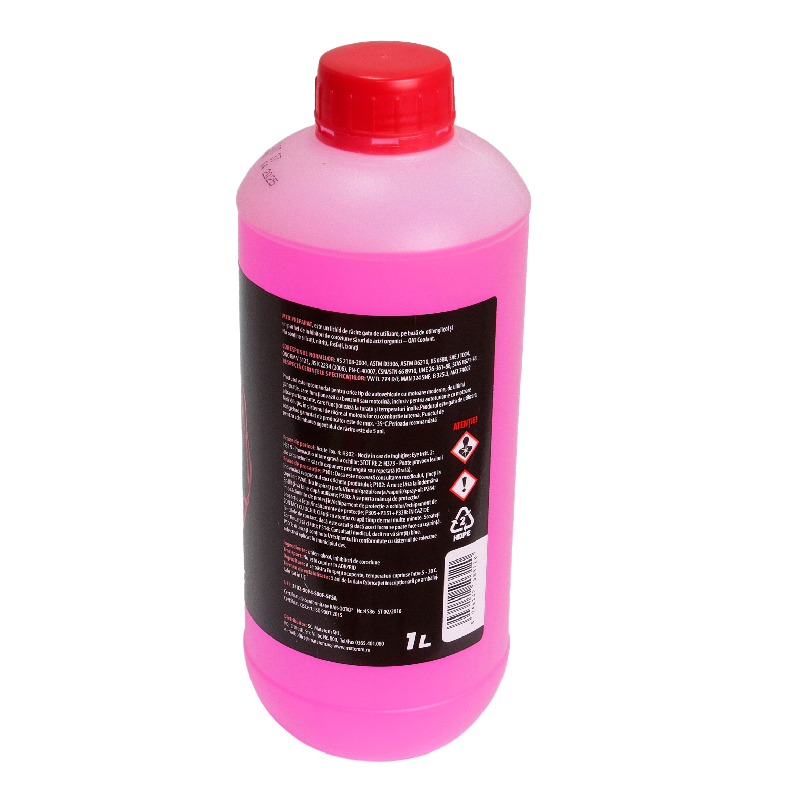MTR Kühlerfrostschutz Antifreeze Coolant G12 Rosa Fertigmischung 1 Liter