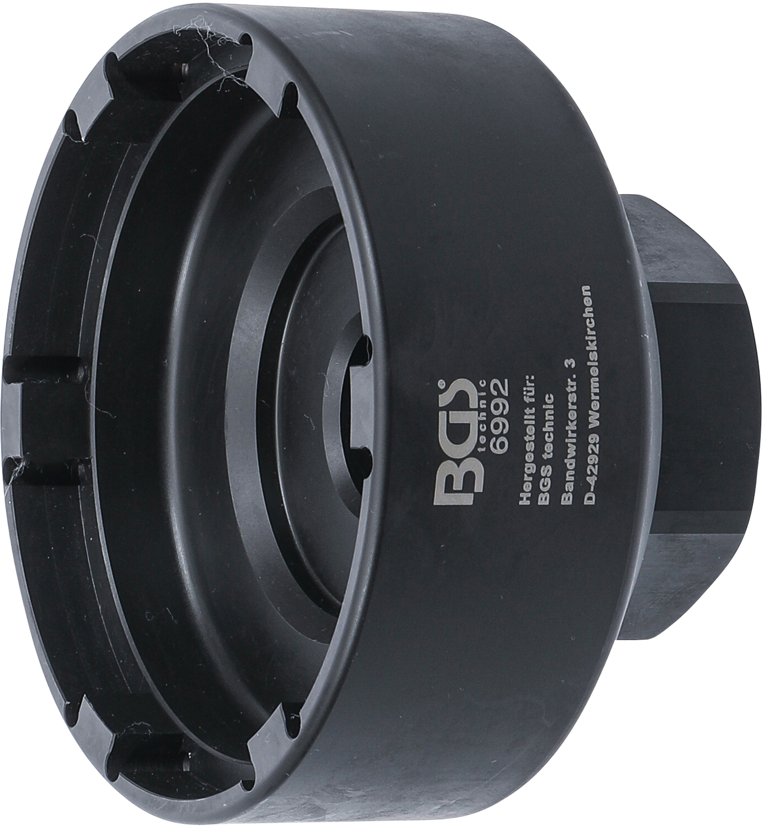 BGS Antriebswellen-Nutmuttern-Schlüssel | für MAN & Mercedes Lkw's | 101,5 x 110 mm