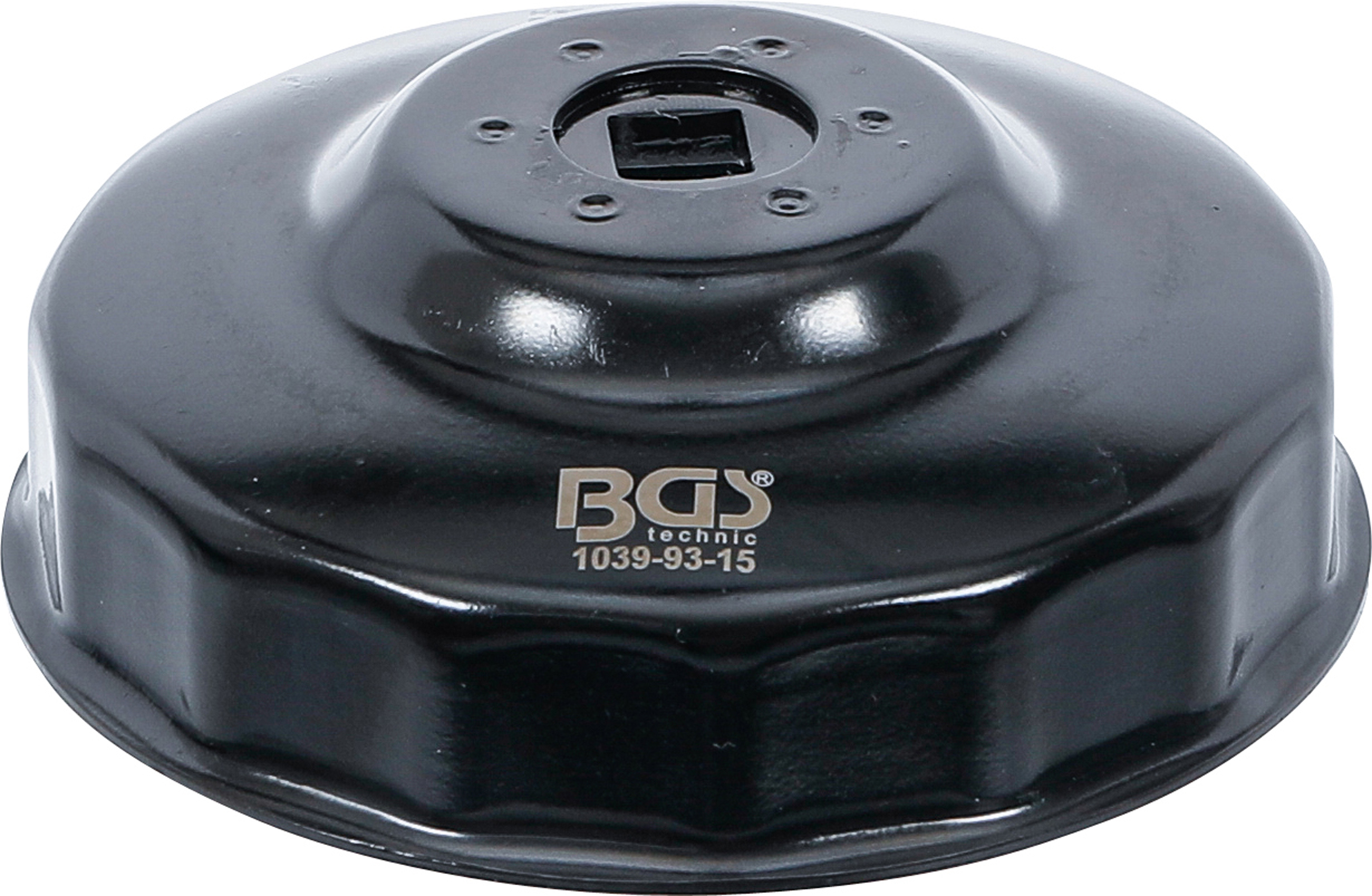 BGS Ölfilterschlüssel | 15-kant | Ø 93 mm | für Honda, Mazda, Mitsubishi, Nissan, Volvo BGS Ölfilterschlüssel | 15-kant | Ø 93 mm | für Honda, Mazda, Mitsubishi, Nissan, Volvo