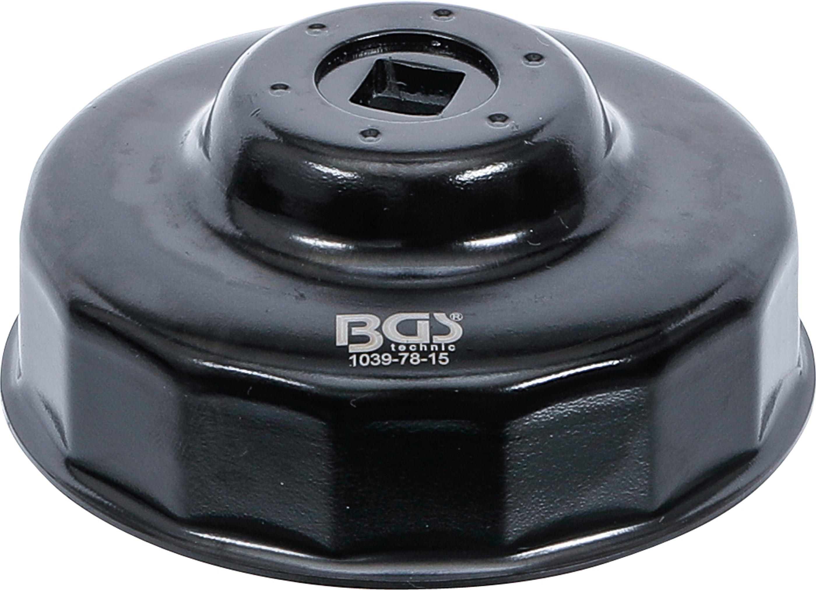 BGS Ölfilterschlüssel | 15-kant | Ø 78 mm | für Ford, Nissan, Toyota BGS Ölfilterschlüssel | 15-kant | Ø 78 mm | für Ford, Nissan, Toyota