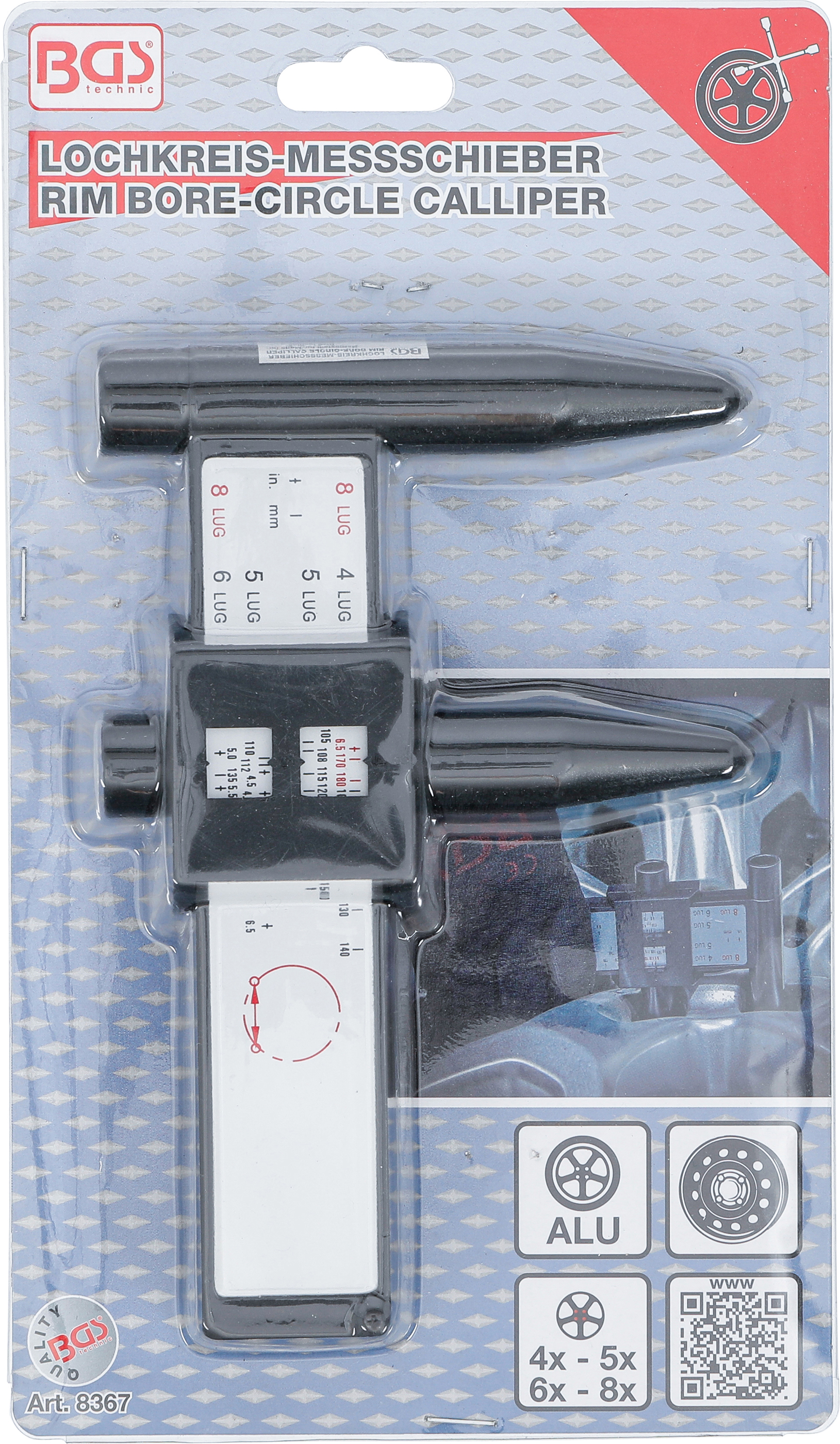 BGS Lochkreis-Messschieber