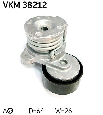 Keilriemenspanner passt zu: BMW 1 (E81), 1 (E87), 3 (E90), 3 (E91), 3 (E92), 3 (E93) 2.0D/3.0D 06.04-12.13