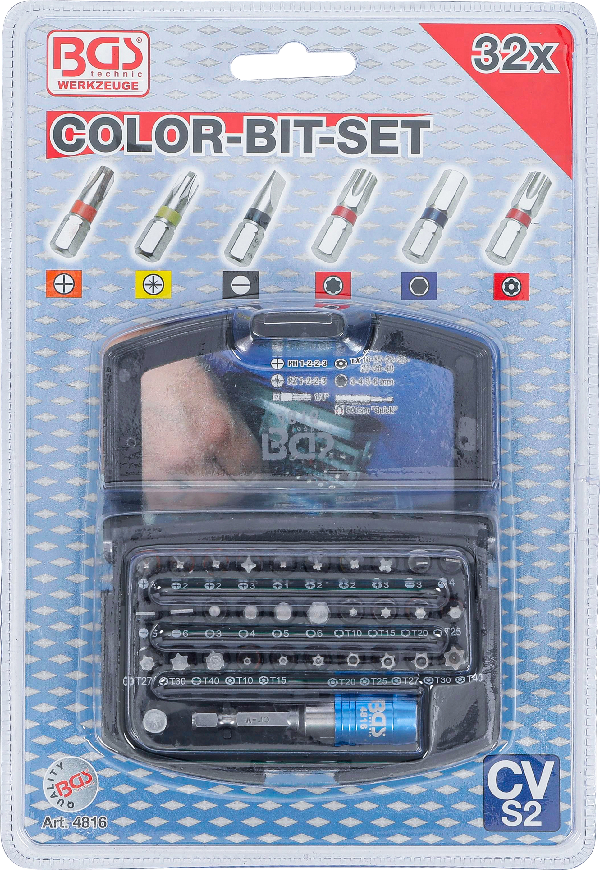 BGS Color-Bit-Satz | 32-tlg.