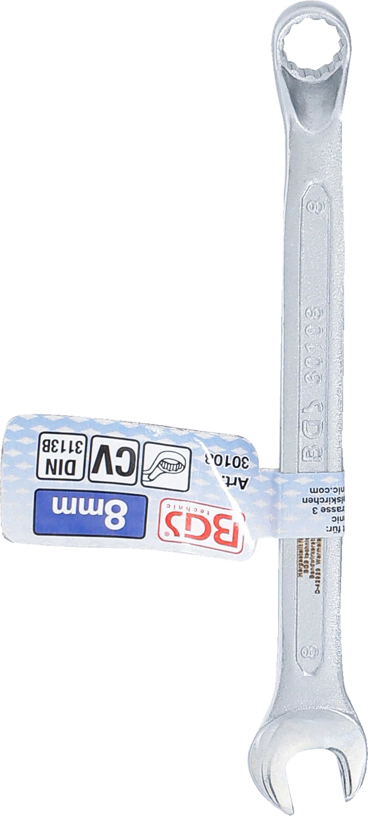 BGS Maul-Ringschlüssel, gekröpft | SW 8 mm