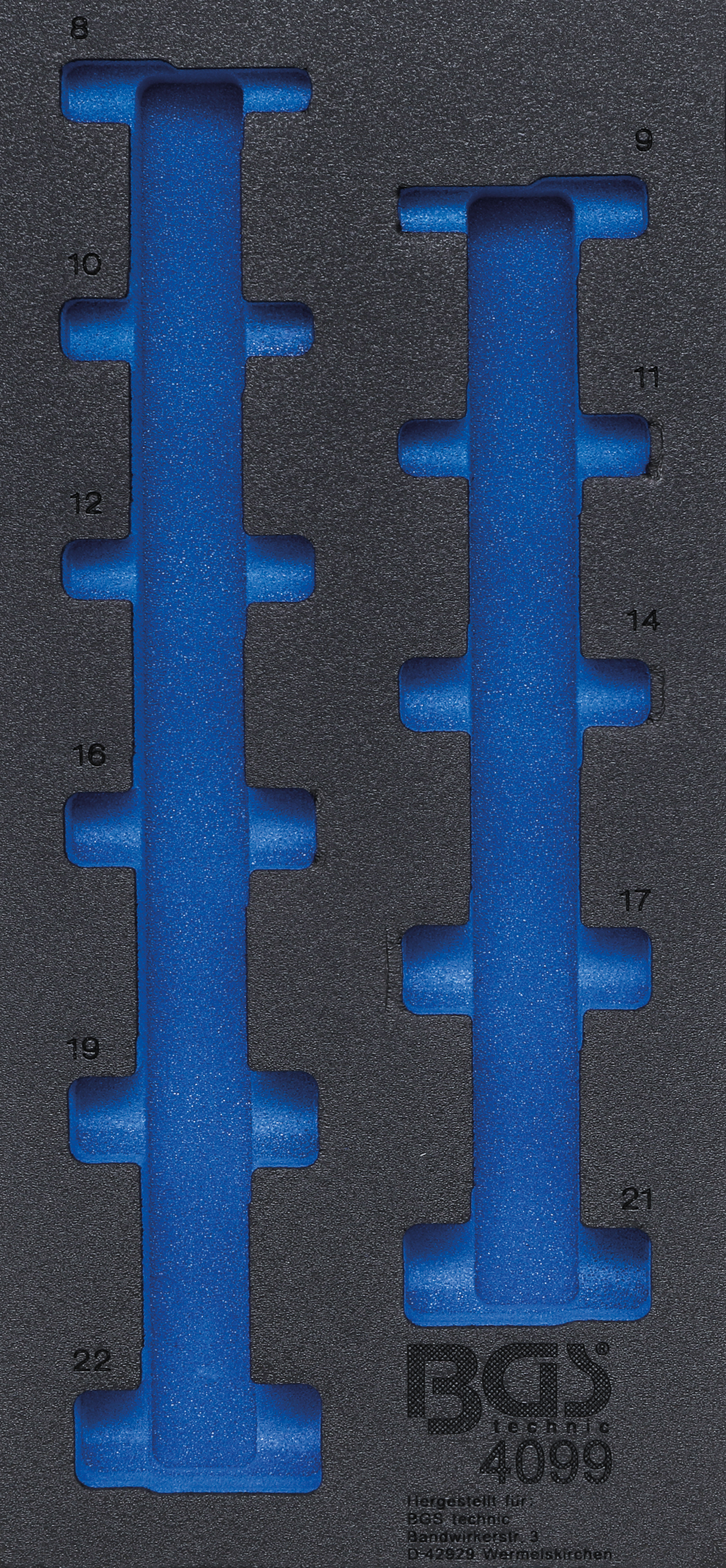 BGS Werkstattwageneinlage 1/3 | leer | für Art. 4099