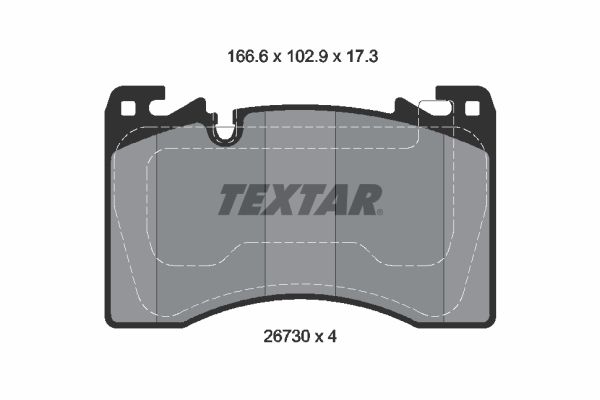 Bremsbelagsatz, Scheibenbremse