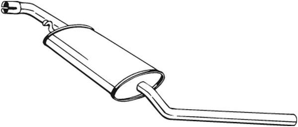 Mittelschalldämpfer