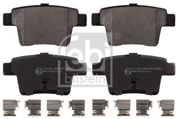 Bremsbelagsatz, Scheibenbremse