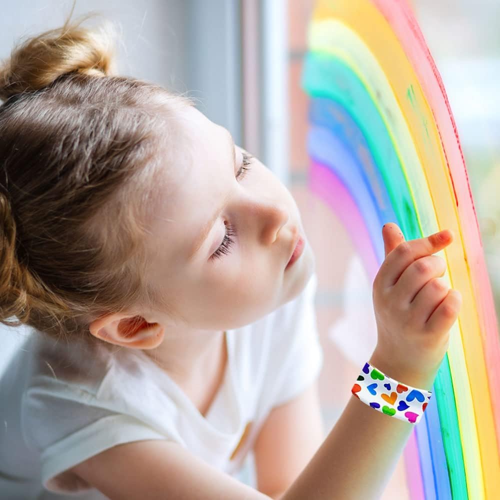 YngFfb Bunte Schnapparmbänder,12 Stück Snap Armbänder Schnapparmbänder Mitgebsel für Kinder Mädchen Jungen Partytüten Partytütenfüller Party