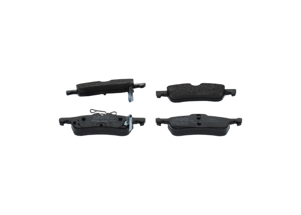 Bremsbelagsatz, Scheibenbremse