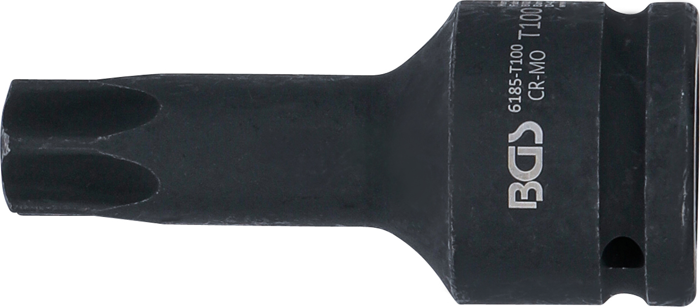 BGS Kraft-Bit-Einsatz | Länge 100 mm | Antrieb Innenvierkant 20 mm (3/4") | T-Profil (für Torx) T100