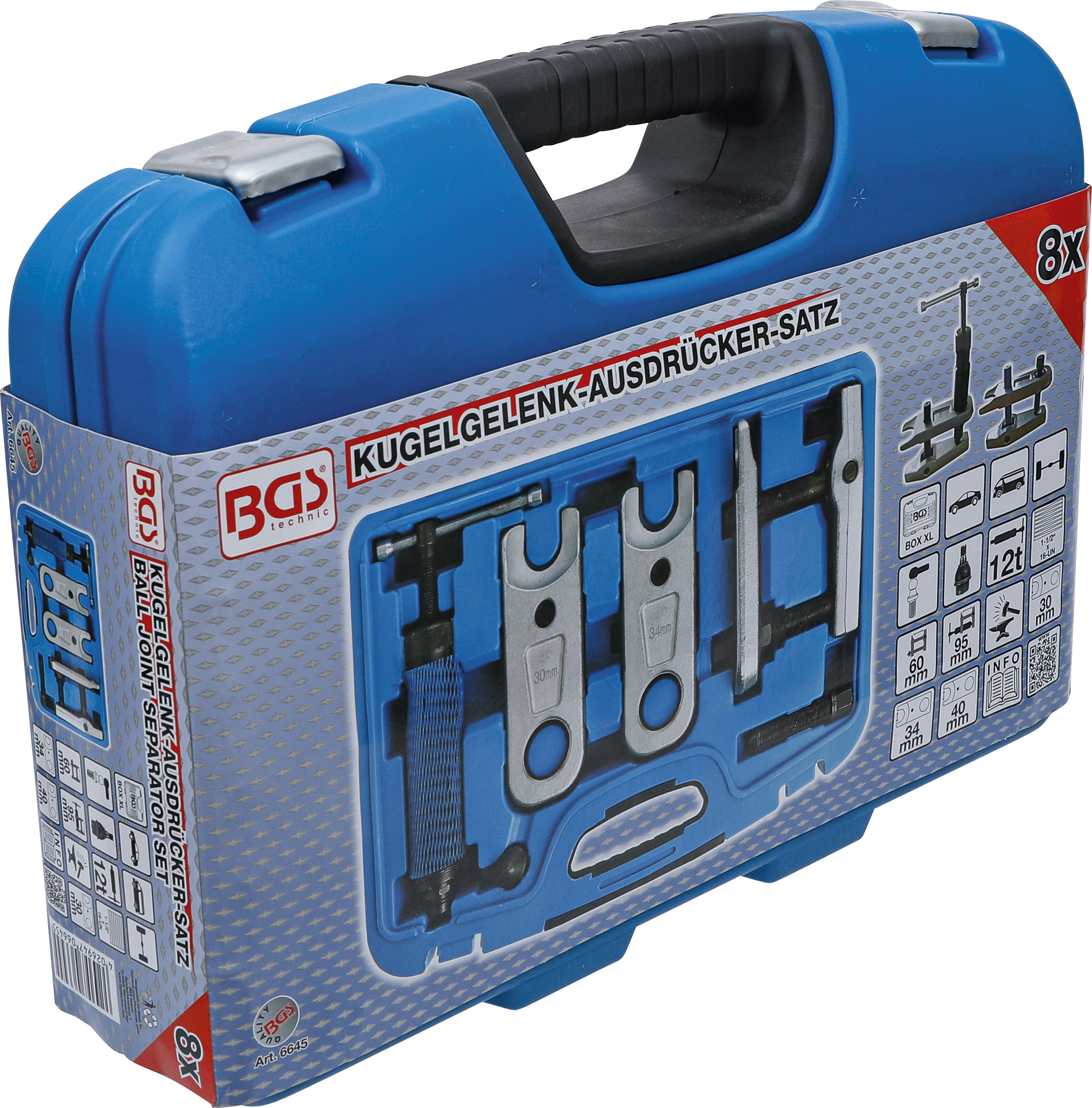 BGS Kugelgelenk-Ausdrücker-Satz | hydraulisch | 12 t