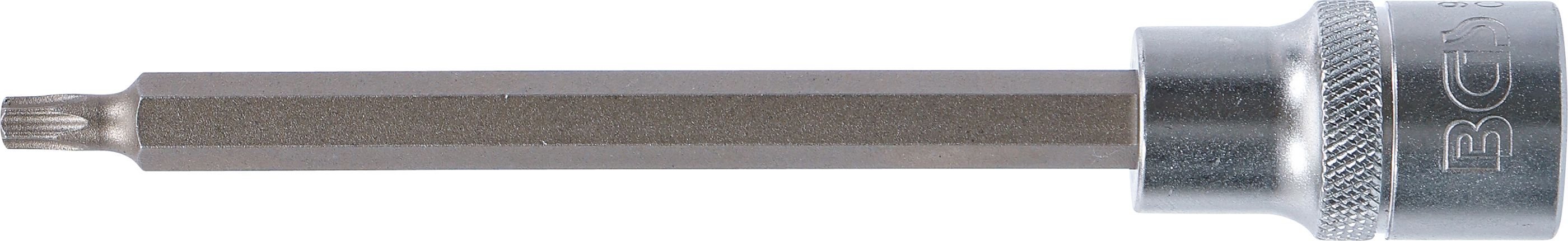 BGS Bit-Einsatz | Länge 140 mm | Antrieb Innenvierkant 12,5 mm (1/2") | T-Profil (für Torx) T27