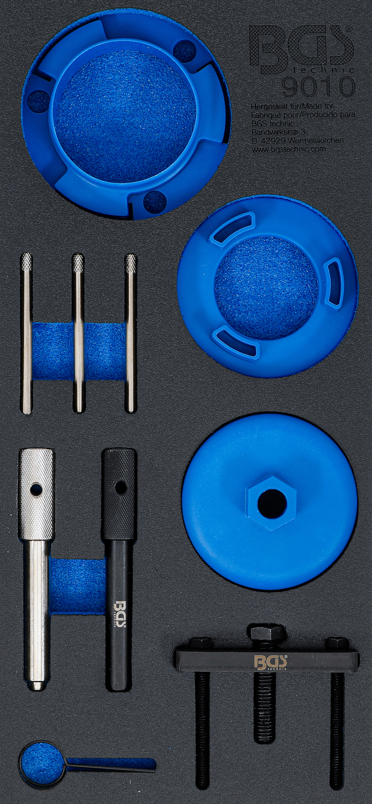 BGS Werkstattwageneinlage 1/3: Motor-Einstellwerkzeug-Satz | für Jaguar, Land Rover, Ford, Citroën 2.0, 2.2, 2.4, 3.2 Diesel