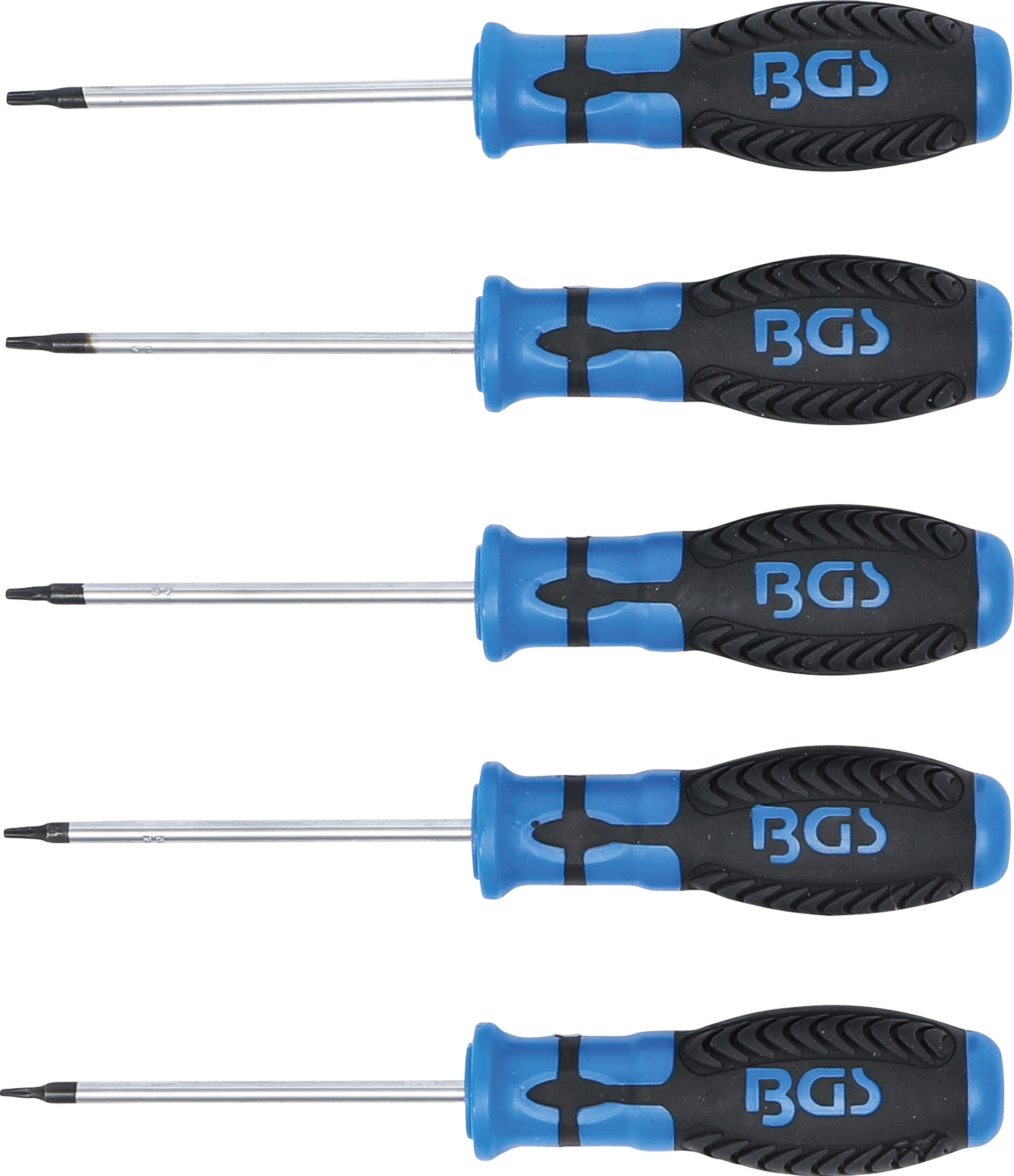BGS Schraubendreher-Satz | T-Profil (für Torx) | T6 - T10 | 5-tlg.