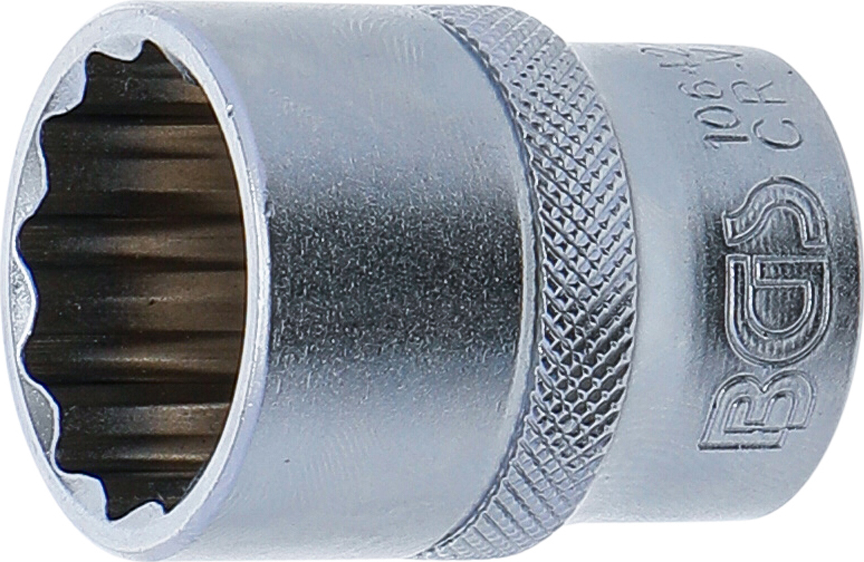 BGS Steckschlüssel-Einsatz Zwölfkant | Antrieb Innenvierkant 12,5 mm (1/2") | SW 22 mm