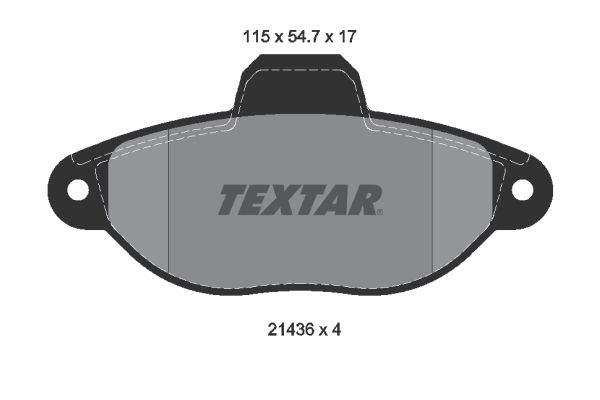 Bremsbelagsatz, Scheibenbremse