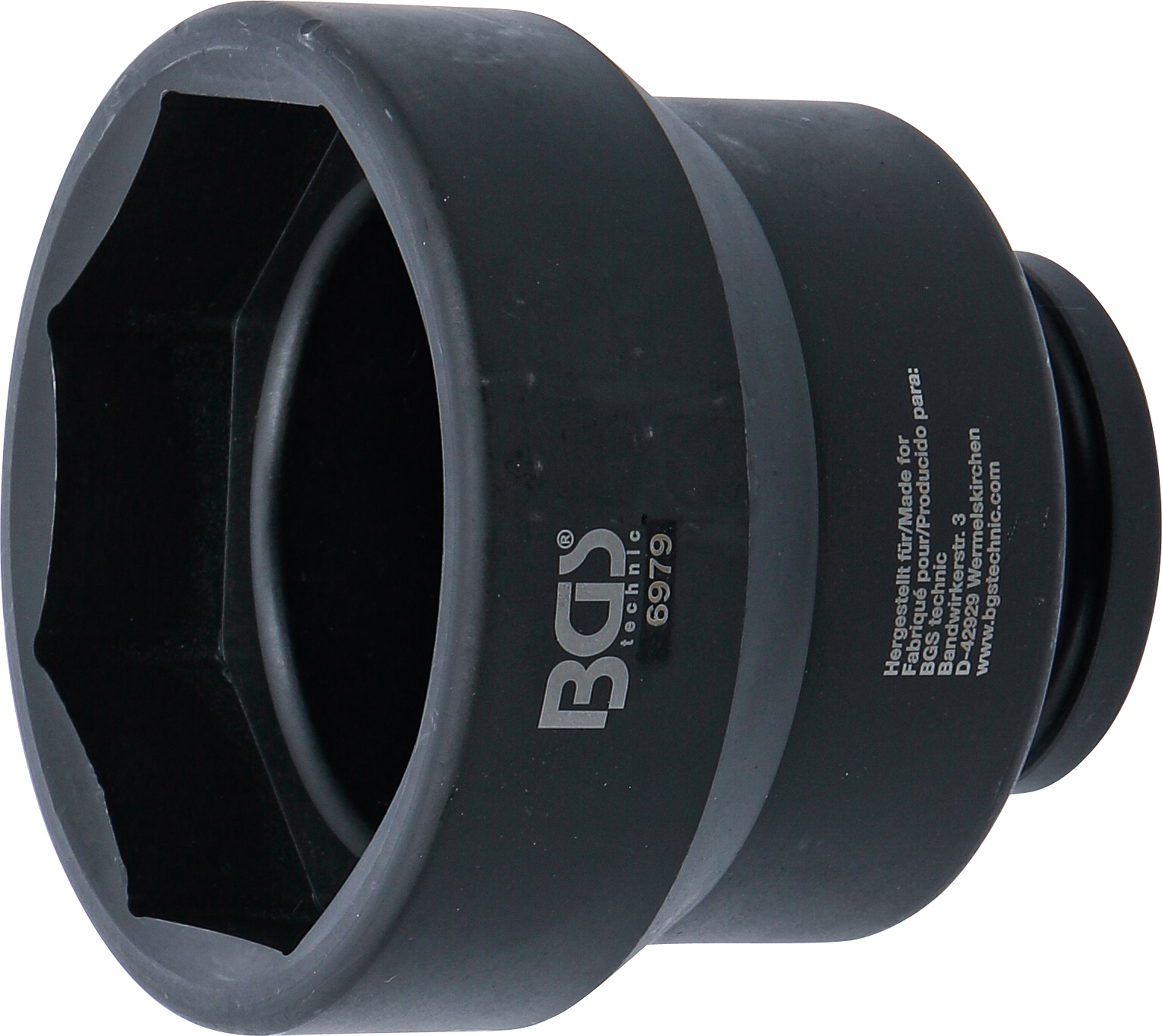 BGS Achsmuttern-Schlüssel | 8-kant | für SCANIA | SW 80 mm