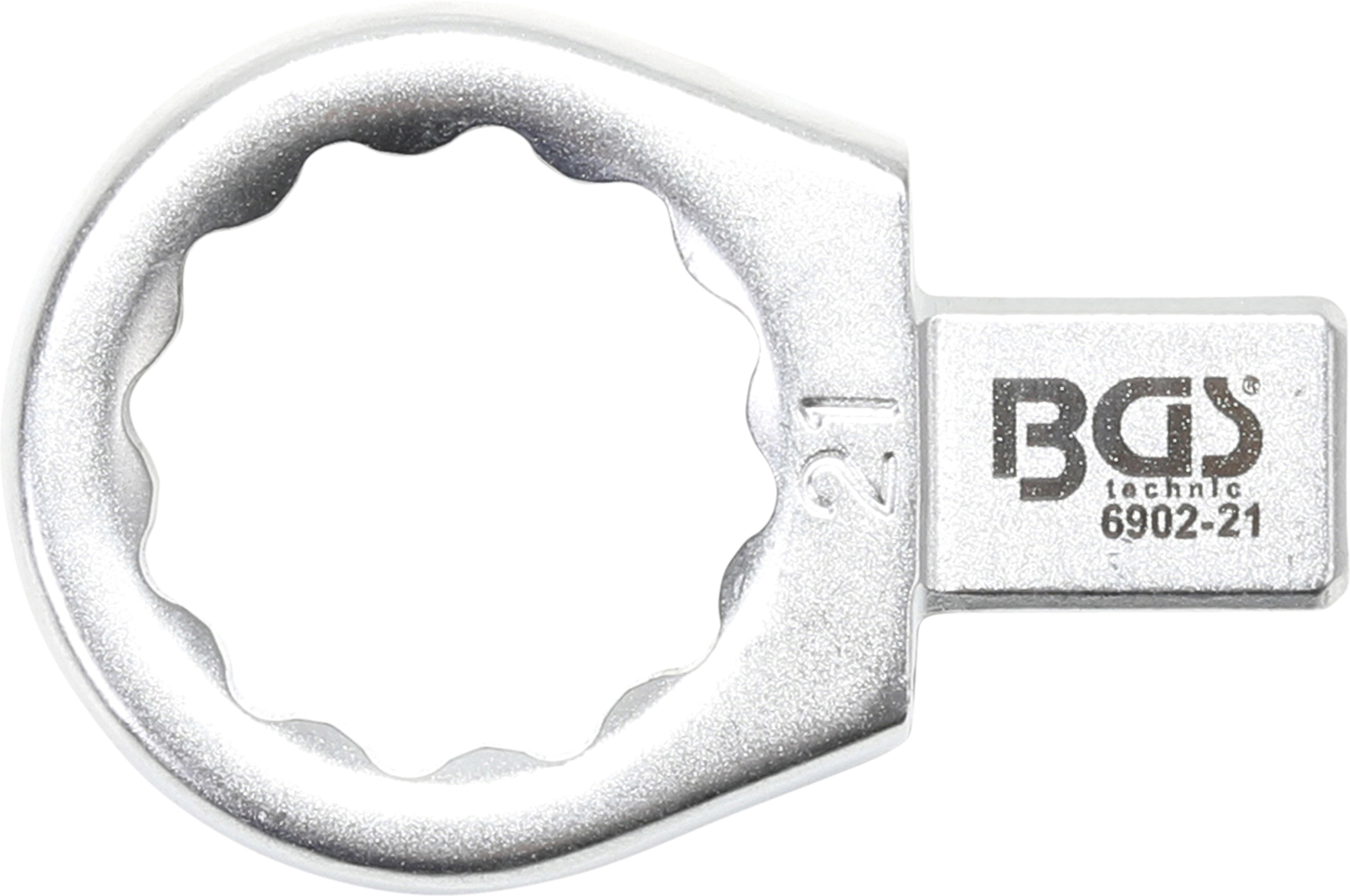 BGS Einsteck-Ringschlüssel | 21 mm | Aufnahme 9 x 12 mm